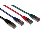 Cable pack de 4 cordons rj45 mâle mâle, cat.6... lineaire kitpc6d