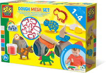 SES Creative 14438 My first-Dough mega set with tools, Multi, Small