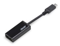 Acer GENUINE USB Type-C to HDMI Plug and Play Converter Cable Adaptor - Black