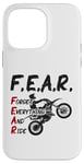 Coque pour iPhone 14 Pro Max Motocross Dirt Bike F.E.A.R. MX Enduro Moto Biker