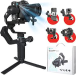 FeiyuTech SCORP Mini 2 Camera Stabilizer with AI Tracker,3-Axis All in One Gimbal for Sony/Canon/Nikon/Panasonic/Gopro/Smartphone,1.2Kg(2.65lbs) Payload,1.3'' OLED Touchscreen,Native Vertical Shooting