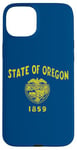 iPhone 15 Plus STATE OF OREGON FLAG THE BEAVER STATE Case