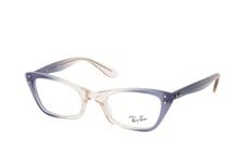 Ray-Ban Lady Burbank RX 5499 8147, including lenses, BUTTERFLY Glasses, FEMALE