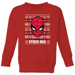 Marvel Spider-Man Kids' Christmas Jumper - Red - 3-4 Years