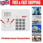 Wireless Motion Sensor Alarm With Security Keypad Pir For Home Garage Caravan