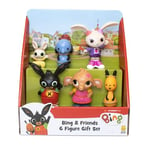 Bing Toy 6 Figure Gift set, Kids Toys & Preschool toys to develop Imaginative Play, includes 6 Characters, Bing, Flop, Sula, Amma, Coco, Charlie
