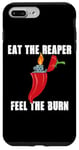 Coque pour iPhone 7 Plus/8 Plus Eat The Carolina Reaper Sauce piquante épicée au piment rouge