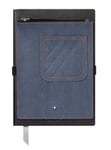 Montblanc Premium Paper Notebook A5 Lined Dotted With Pocket Item: 125135 Denim