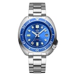 ADDIESDIVE Montre Automatique Homme NH35A Verre Saphir Luxueux Montre de plongée Tortue Montre analogique Homme - Bleu