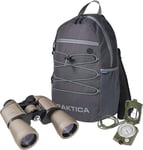 Praktica Falcon 12X50Mm Porro Prism Field Sand Binoculars, Compass & Backpack -