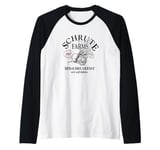 The Office Schrute Farms Large Label Raglan Baseball Tee