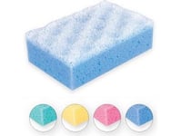 Top Choice Bath Sponge "Rectangle" Mix Of 4 Colors (30437)