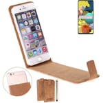 For Samsung Galaxy A51 5G cork cover case bag flipstyle protection walletcase