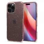 Spigen iPhone 16 Pro Skal Liquid Crystal Glitter Rose Quartz