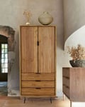 Armoire en bois massif de teck recyclé - Uniqka