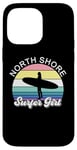 Coque pour iPhone 14 Pro Max Surfer Girl North Shore Hawaii Hawaii Surf Beach