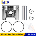 Kit d'anneaux de Piston de 42.5mm pour Stihl MS250 MS210 MS230 MS 210 230 MS230C,pièces de rechange de tronçonneuse