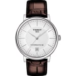 Tissot Carson Premium Powermatic 80 Mens Brown Watch T1224071603100 Leather (archived) - One Size