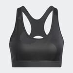 Adidas Marimekko Believe This Medium Support Sports Bra Grey UK Size 2XS HA3376