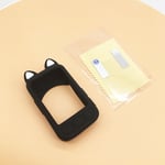 Wabathroom-Étui Et Film De Protection D'écran Pour Wahoo Elemnt Bolt 2,2,2 D'ordinateur Gps,Manchon De Chat En Silicone De Qualité,O Elemnt Bolt V2 - Type Black 1pc Film