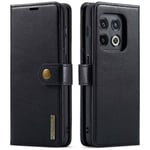 DG.MING OnePlus 10 Pro Fodral med Löstagbart Skal Svart