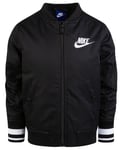 Original Genuine Nike Little Boys Varsity Bomber Jacket Black 6-7 Years