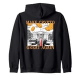 Bitcoin TRUMP MAKE CRYPTO GREAT AGAIN Daddy's Home Christmas Zip Hoodie