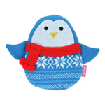 Heatable Soft Toy Penguin Plushie Heat Pad Blue Winter Penguin Microwavable Toy