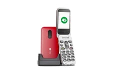 Telephone a clapet 4G seniors Doro 2820 rouge