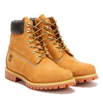 Timberland Mens Wheat Premium 6 Inch Nubuck Leather Boots