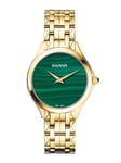 Balmain Flamea 34mm B4790.33.75 Guldfärgad Stål Grön Tavla