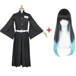 Tokitou Muichirou Cosplay Demon Slayer Kimetsu no Yaiba Kostym Kisatsutai Uniform Set Halloween Party Anime Kläder A4 A4 S