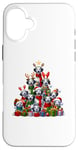 Coque pour iPhone 16 Plus Christmas Tree Dalmatian Dalmatians Dal Dally Dog