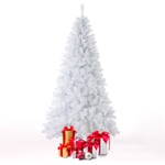 Ecoxmas - Sapin de Noël blanc 210 cm artificiel et traditionnel Aspen