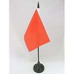 Drapeau de table Unicolore Rouge 15x10cm - PETIT Drapeaux DE BUREAU de couleur rouge 10 x 15 cm - AZ FLAG