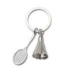 ARFUKA Keyring Badminton Pendant Keychain Metal Key Chain, Christmas/Birthday/Valentine's Day Gift for Men and Women