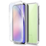 Coque Cool Silicone 3D pour Samsung A546 Galaxy A54 5G Transparent Avant + Arrière