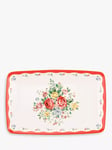 Cath Kidston Feels Like Home Stoneware Rectangular Platter, 29cm, Red/Multi