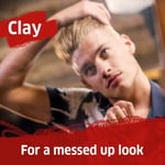 6 X WELLA SHOCKWAVES Messy Matt Clay (75ml)   **£3.99/unit**