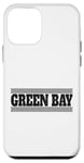 iPhone 12 mini Vintage Green Bay Checkered Racing Flag Green Bay Case