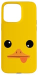 iPhone 15 Pro Max Cute Funny White Duck Face Costume For Kids and Toddlers Case