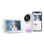 Hubble  Nursery Pal Glow+ 5" Video Baby Monitor with Glow Light