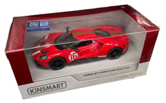 FORD Gt Heritage Édition Échelle 1:3 8 Chargement de Culasse pull back Kinsmart