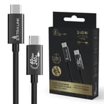 Extralink Smart Life USB-C-kabel 250W 2m - Svart