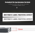 Compatible For Brother Tze-231 P-touch Black On White Lamina