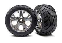 Traxxas Anaconda Tires And Wheels, Assem,Glued, Nitro Rear Elec. Front (2) TRX5576R