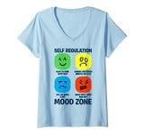 Self Regulation Mood Zone, Occupational Therapy Therapist V-Neck T-Shirt