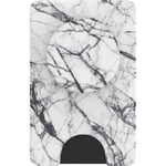 POPSOCKETS Wallet Dove White Marble Avtagbar Lommebok PopWallet+