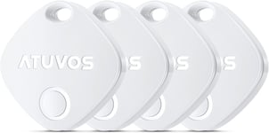 ATUVOS Air Tracker Tag for Suitcases 4 Pack, Item Finder Compatible with Apple