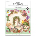 Studio Light Paper Pad A4 - DIY Block Secret Garden